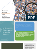 Tema NÂ°3 EducaciÃ N y Desarrollo Humano