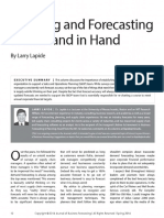 # (Article) Planning and Forecasting Work Hand in Hand (2014)