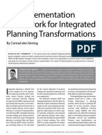 # (Article) An Implementation Framework For Integrated Planning Transformations (2019)