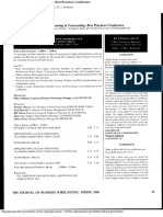 # (Article) Demand Planning & Forecasting_ Best Practices Conference (2006)