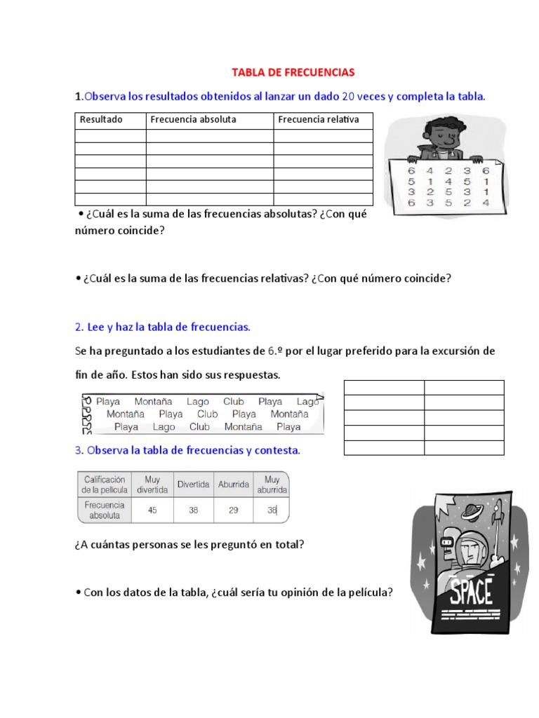 Hoja De Trabajo Con Respuestas De La Tabla De Frecuencias Bidireccional