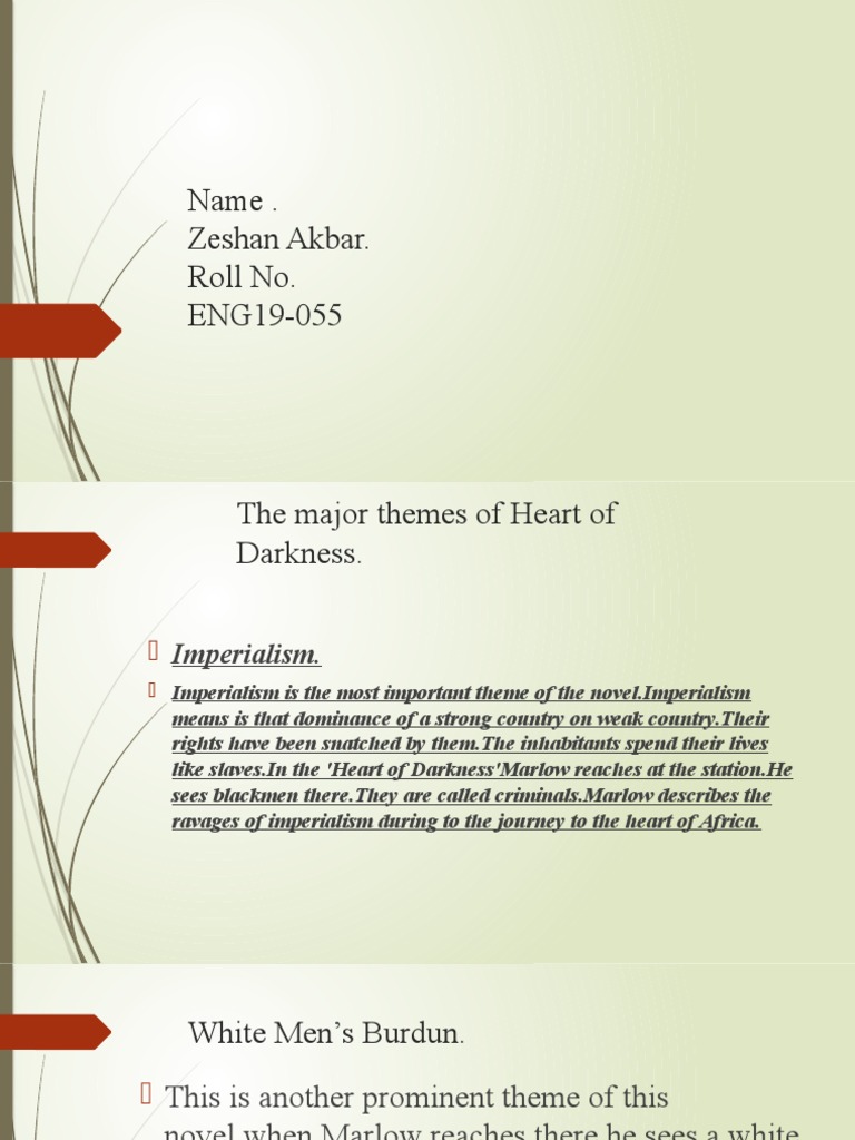Key Themes in Heart of Darkness | PDF | History | Young Adult