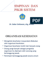 Kepemimpinan Dan Berpikir Sistem-1