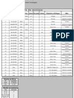 Planilla de Montaje