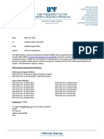 Ion-Neutral During Active Aurora (INCAA) : Times & Dates of Expected Transmissions: INCAA Launch Support Window