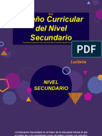 Presentacion PPT Diseño Curricular Nivel Secundario