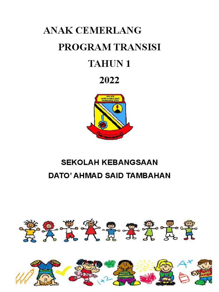 Program Transisi Tahun 1 SK Dato' Ahmad | PDF