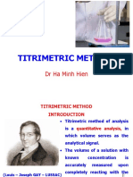 1. Titrimetric Method