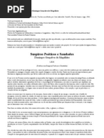 Domingos Gonçalves de Magalhães - Suspiros Poéticos e Saudades