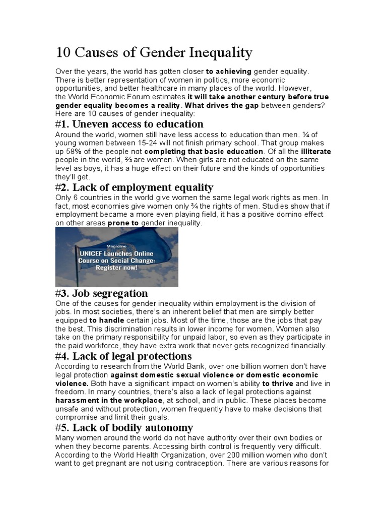 10-causes-of-gender-inequality-pdf-woman-gender-studies