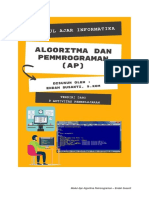 Modul Ajar Informatika - Algoritma Dan Pemrograman - Fase E