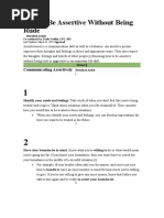 Mastering the Fogging Technique | PDF | Psychological Concepts