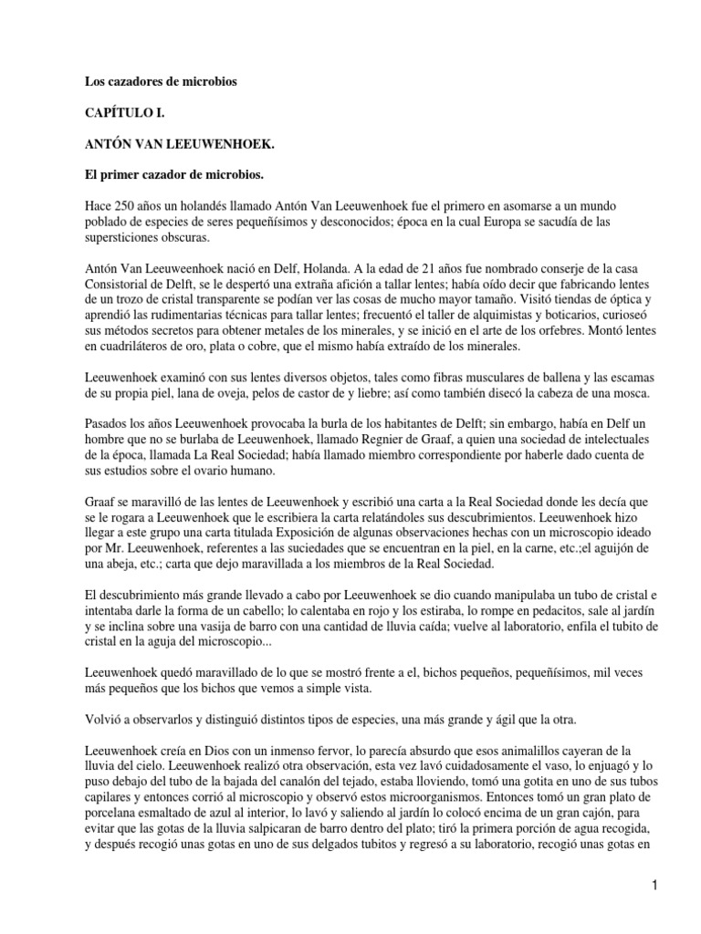 Cazadores de Microbios | PDF | Luis Pasteur | Rabia