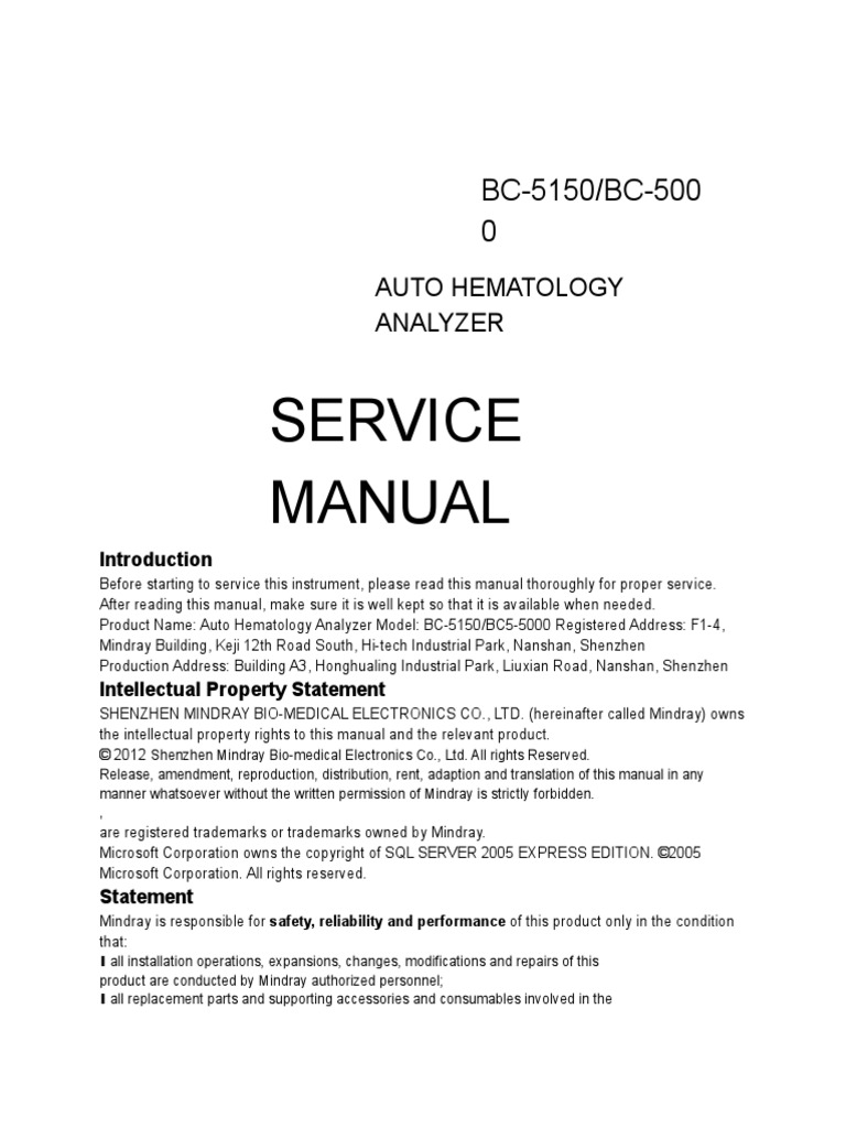 BC500 Product Manual