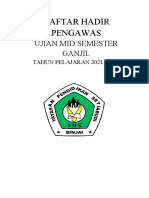 Cover DAFTAR HADIR PENGAWAS UJIAN MID 1