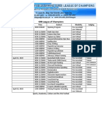 SRB League of Champions: Date Time Contest Modality Judging