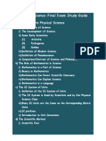 Final Study Guide - Spring 2011