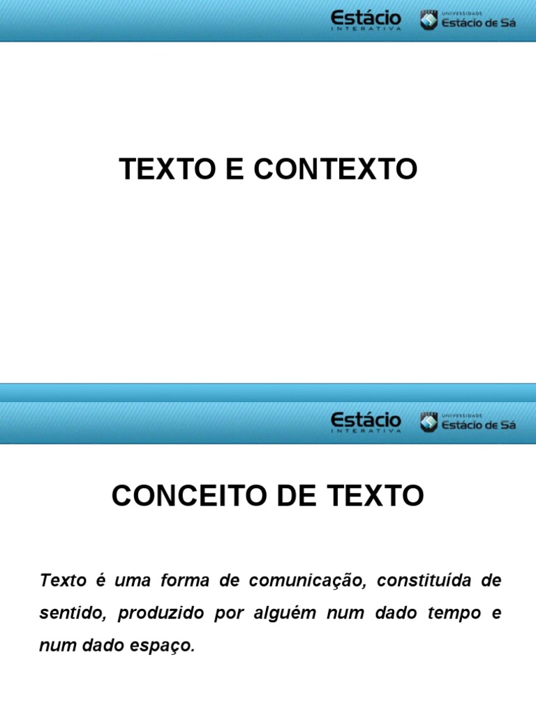 Análise de Texto e Contexto | PDF | Autor