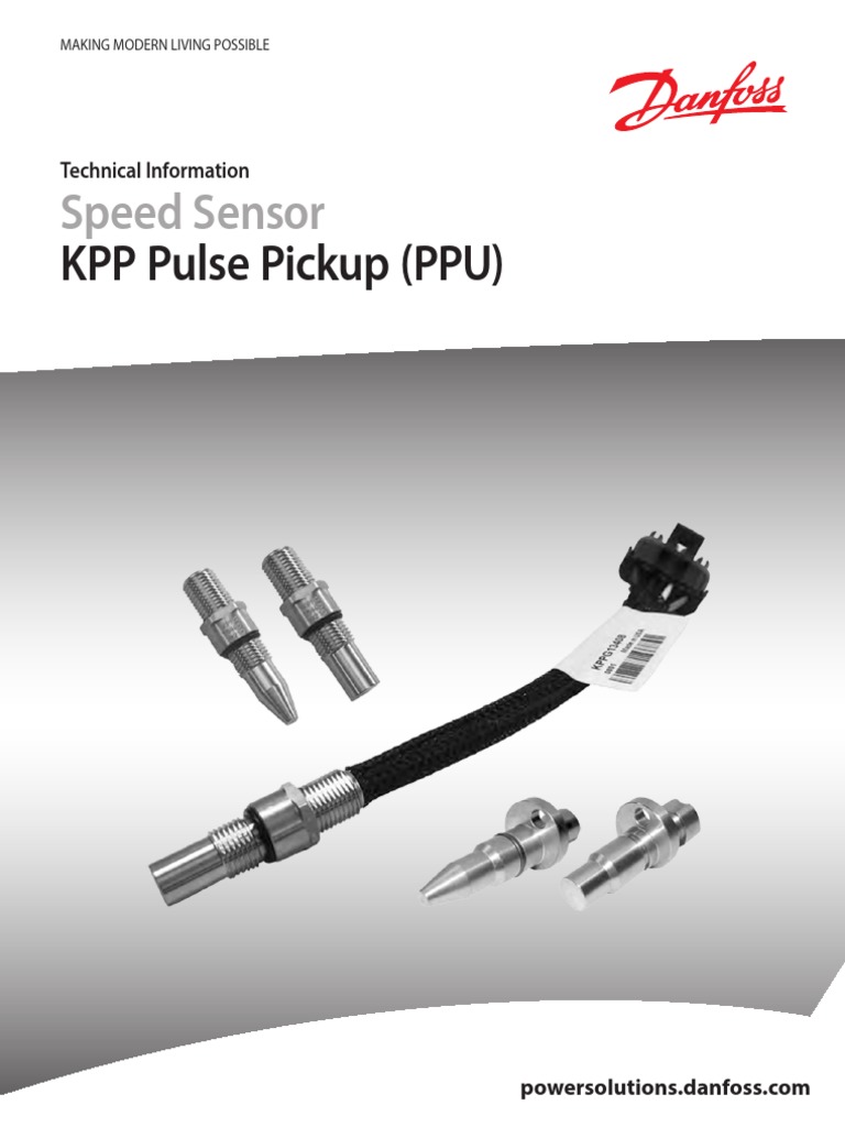 Speed Sensor: KPP Pulse Pickup (PPU) | PDF | Electric Motor ...