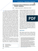 Real-World Evidence For Assessing Treatment Effectiveness and Safety in Pediatric Populations