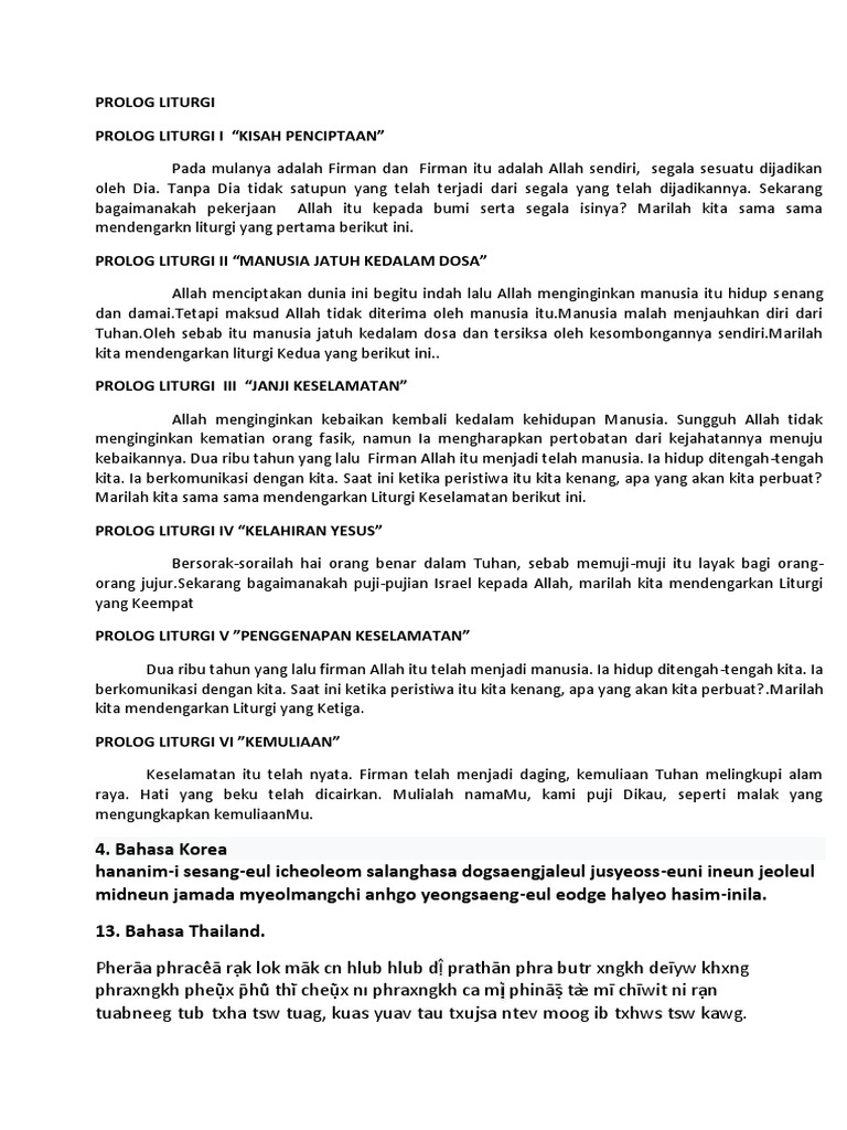Contoh Prolog Liturgi Natak Pdf
