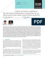 Strength Evaluation of Clinker Stabilized