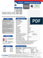 CT575 CT635S (KTA19 60Hz)