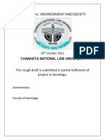 Environment AND Society: Chanakya National Law University