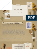 Akhlak Pertemuan Ke 9