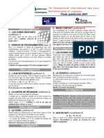 Questionnaire Finale 2004