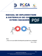 Manual de Implementare a Sistemului de Control Intern Managerial