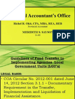Provincial Accountant's Office: Richel R. Okit, CPA, MBA, REA, REB Meridith S. Sayson