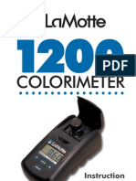 Colorimeter: Instruction Manual