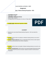 Assignment-1 - CASE STUDY - Financial Institutions and Markets - BSAF4