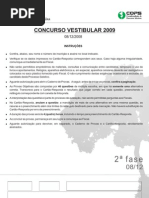 Prova Segunda Fase Uel 2009 Direito