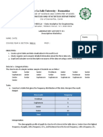 De La Salle University - Dasmariñas: Mathematics and Statistics Department