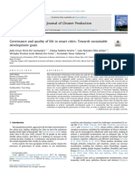 Governance and Quality of Life in Smart Cities Towards Sustainable Development Goalsjournal of Cleaner Production