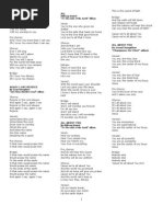 English Songs Lyrics