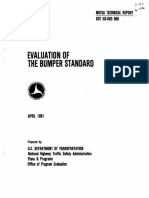 Evaluation of The Bumper Standard