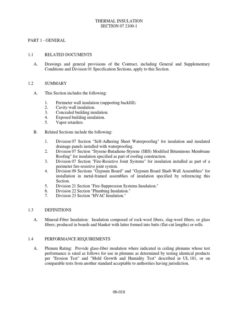 072100 | PDF | Framing (Construction) | Building Insulation