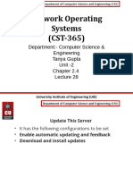 Network Operating Systems (CST-365) : Department:-Computer Science & Engineering Tanya Gupta Unit - 2