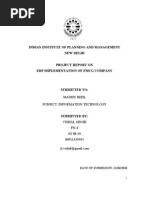 Download ERP in FMCG Company by saur028 SN56989024 doc pdf