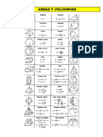 Areas y Volúmenes