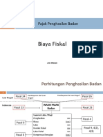 PPH Badan - Biaya Fiskal