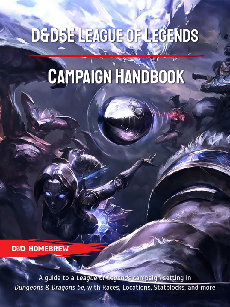 D&amp;D5e + League of Legends Campaign Handbook v.1.2.1 | Download Free PDF ...