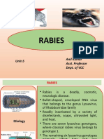 Rabies: Unit-5 Anil Kumar Asst. Professor Dept. of VCC