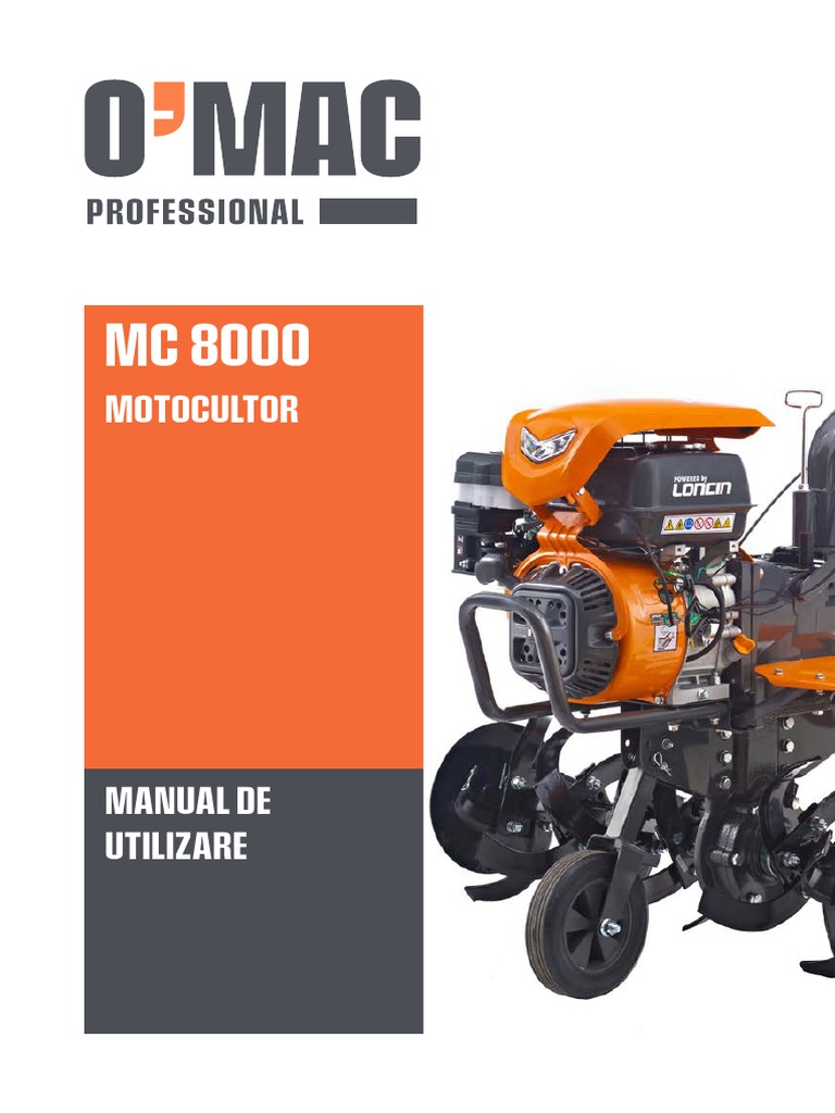 Manual de Utilizare O'MAC MC 8000 | PDF