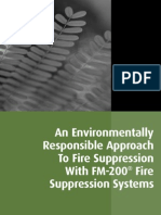 An Environmentally Responsible Approach To Fire Suppression With FM-200 Fire Suppression Systems