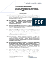 Arcsa de 2021 012 Akrg Reforma A La Normativa Tecnica Sanitaria para Control de Suplementos Alimenticios Resolucion Arcsa de 028 2016 Ymih