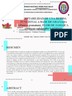 Diapositivas de Articulo de Una Bebida Funcional de Granada, Flor de Jamaica y Stevia - WMV